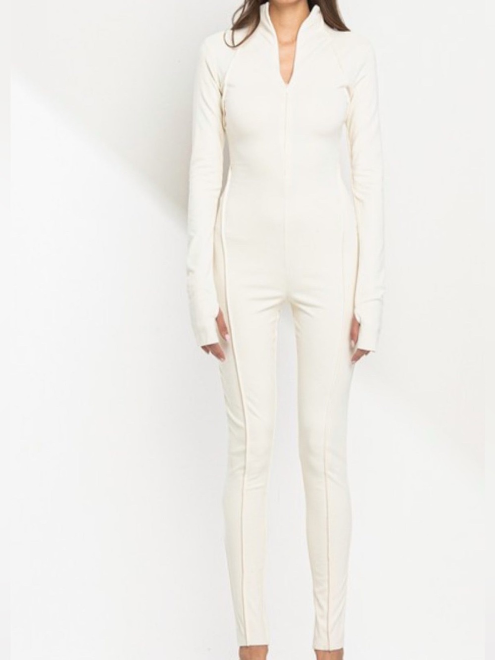 One-Piece Jumpsuit in Cream